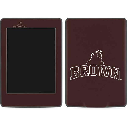 Brown University Outlined Amazon Kindle Skin